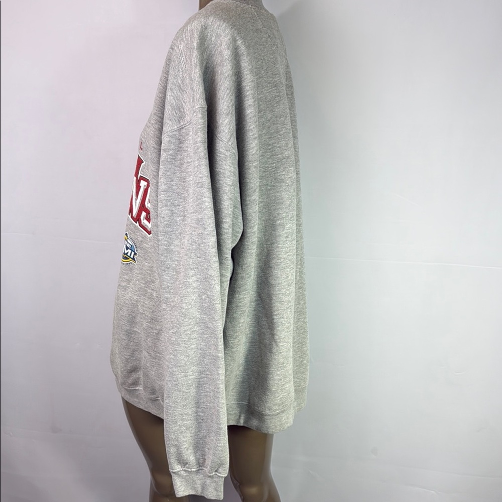 Vintage Reebok Mens 2003 Super Bowl XXXVII 37 Tampa Bay Buccaneers Sweatshirt - Picture 3 of 8
